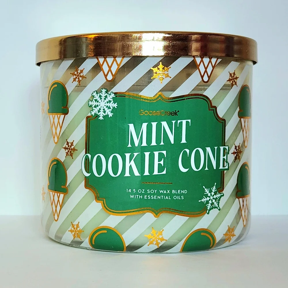 Mint Cookie Cone 3-Wick Candle
